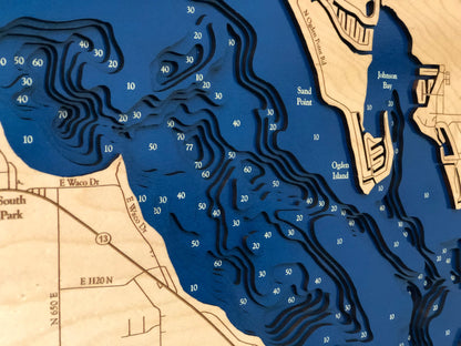 Lake Wawasee Map