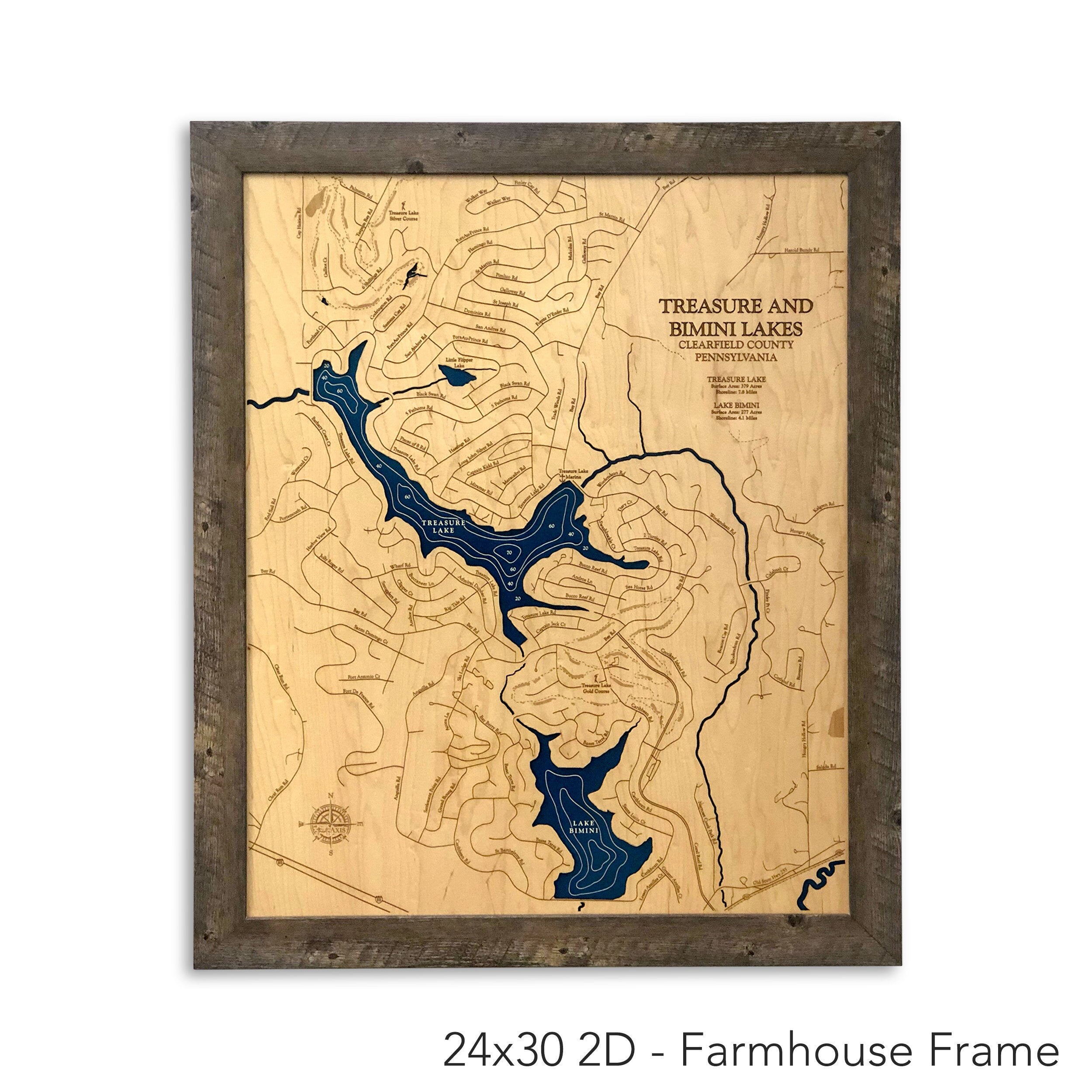 Treasure Lake Map