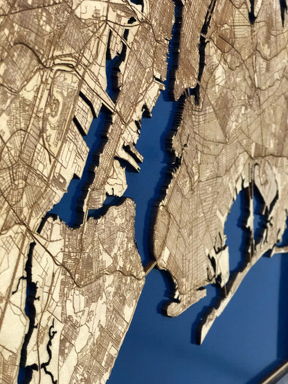 New York City Wood Map