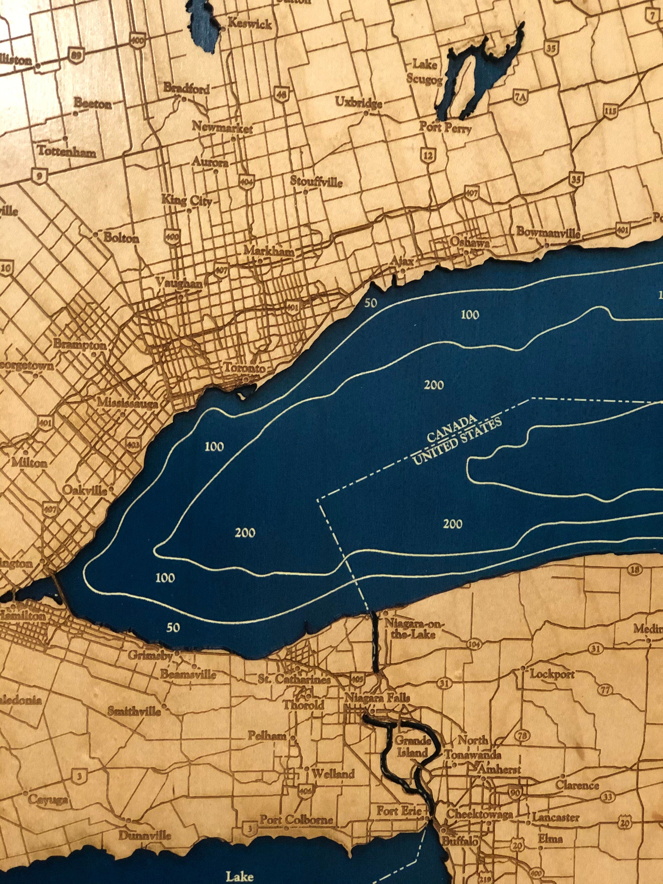 Lake Ontario Map