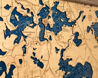 Minocqua Chain Of Lakes Map