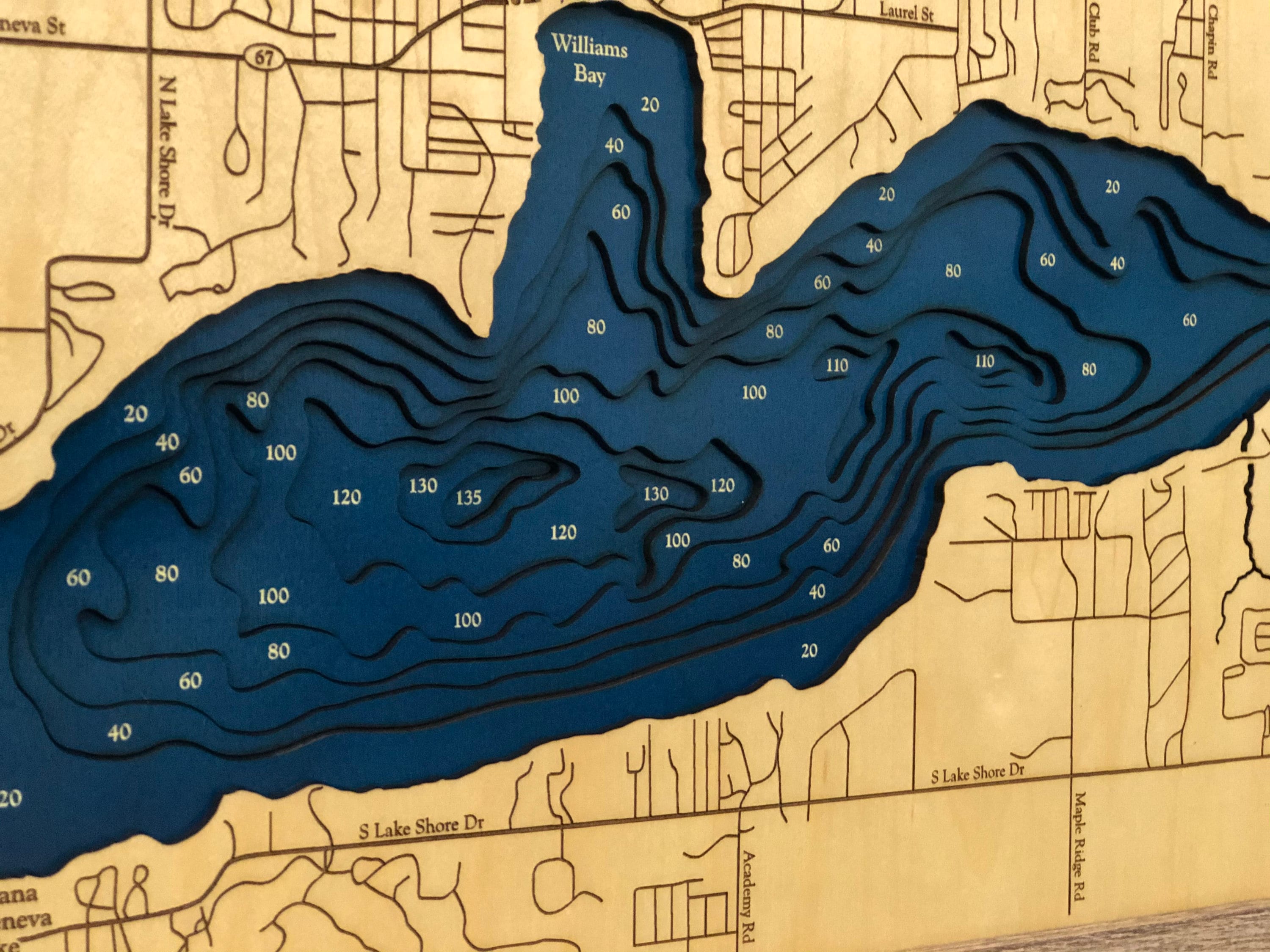 Lake Geneva Map
