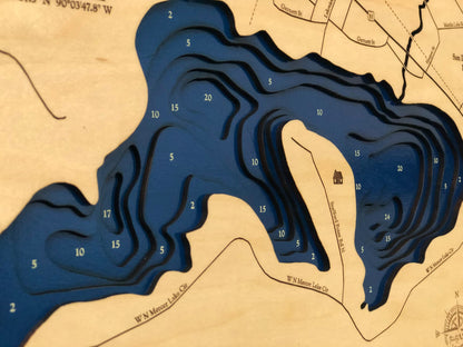 Mercer Lake Map