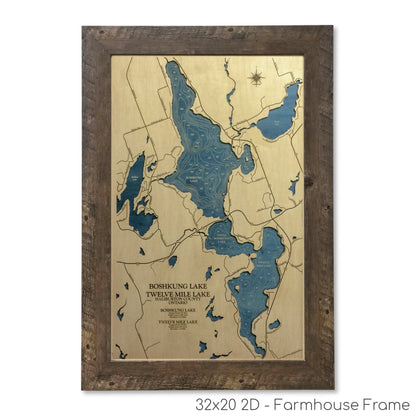 Boshkung Lake Map