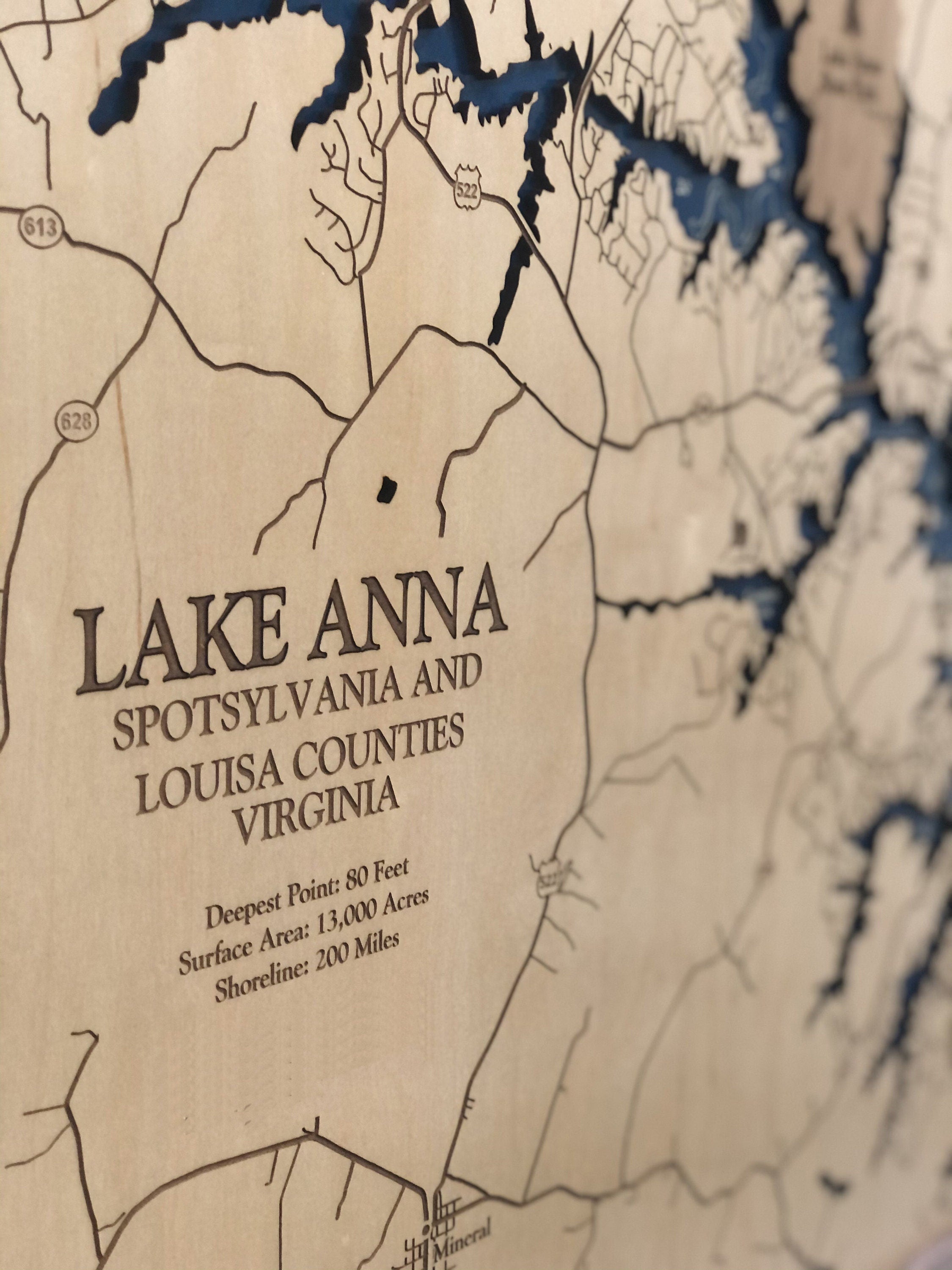 Lake Anna Map