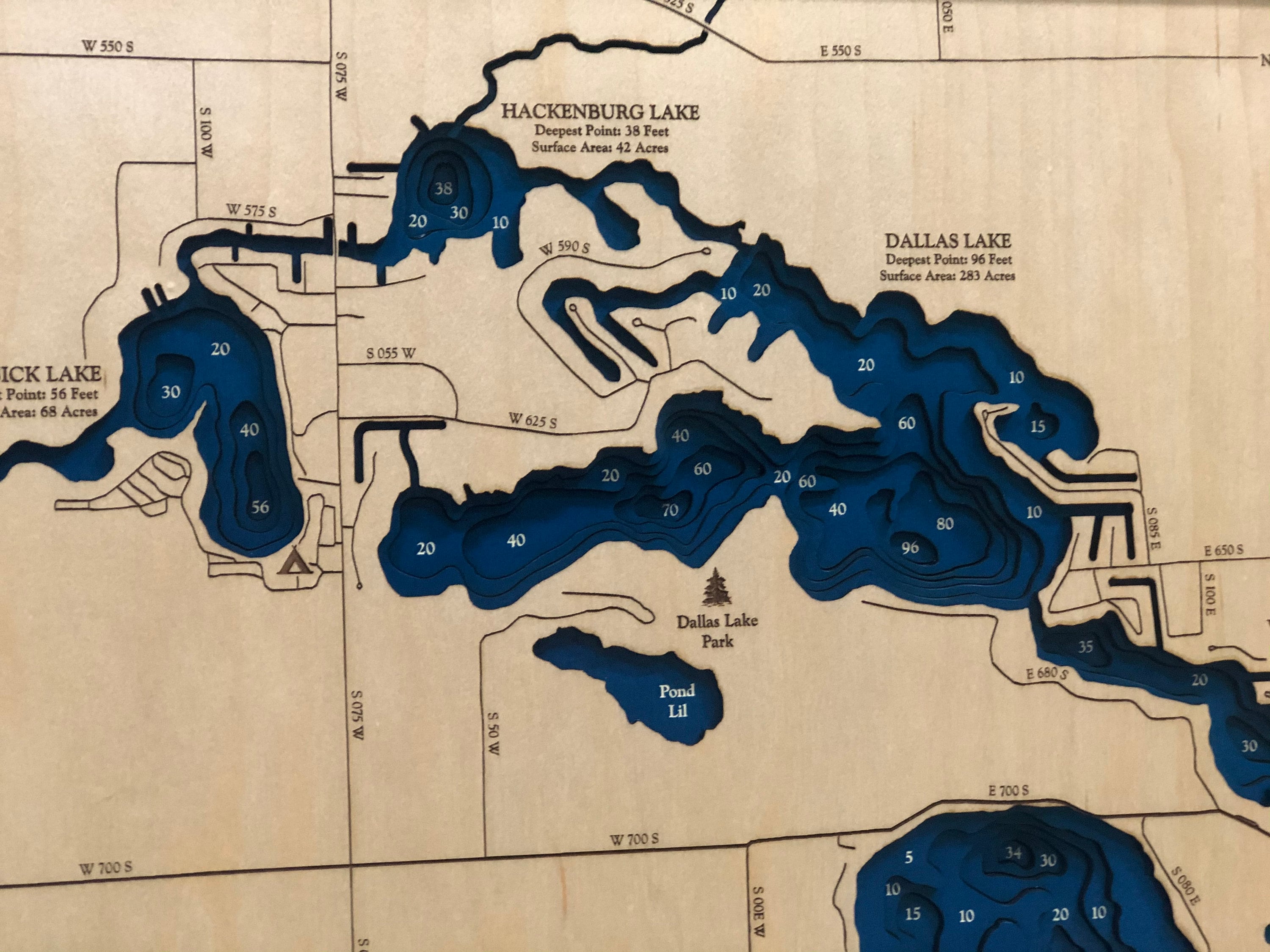 Indian Chain of Lakes Map