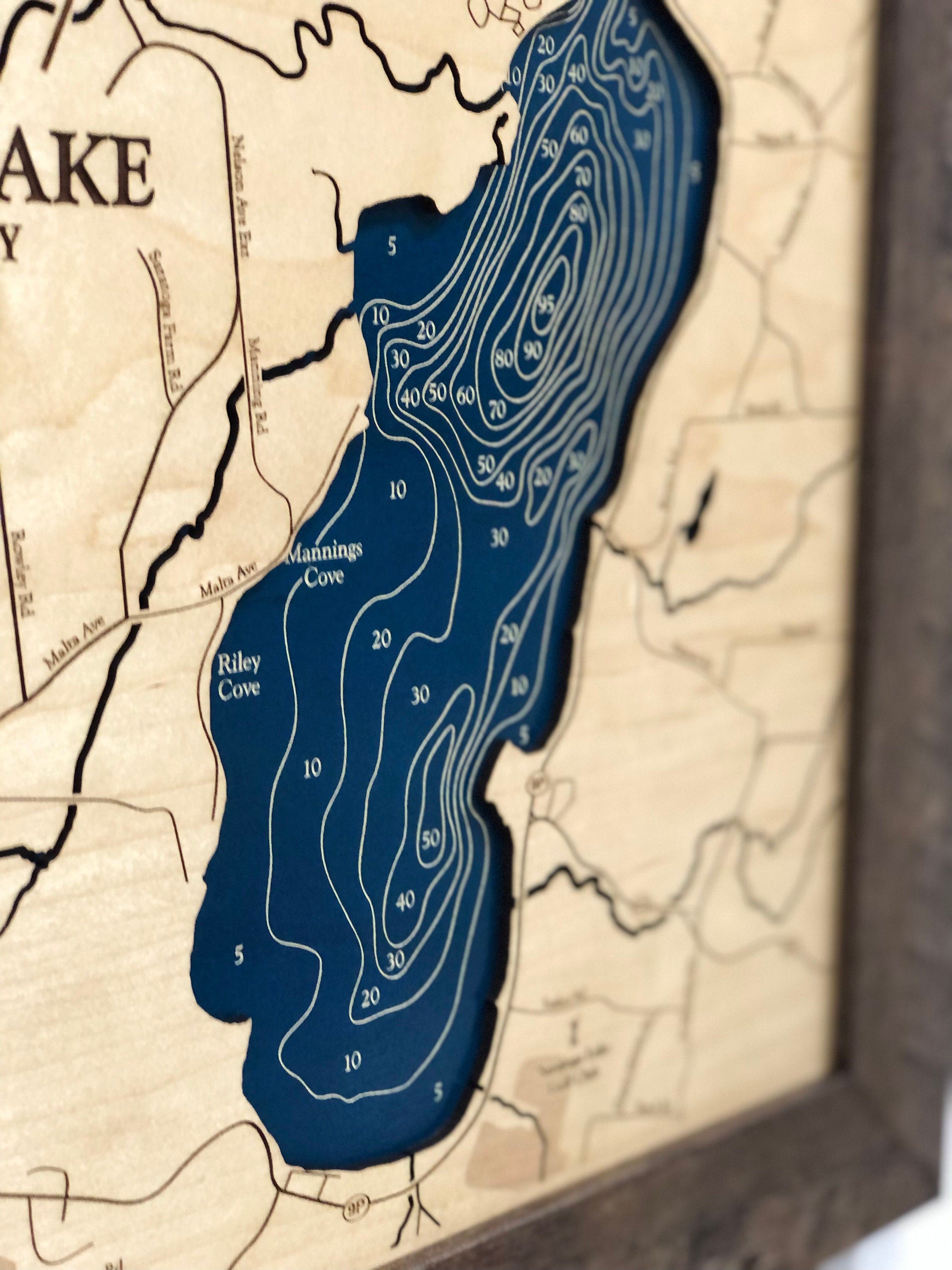 Saratoga Springs and Saratoga Lake