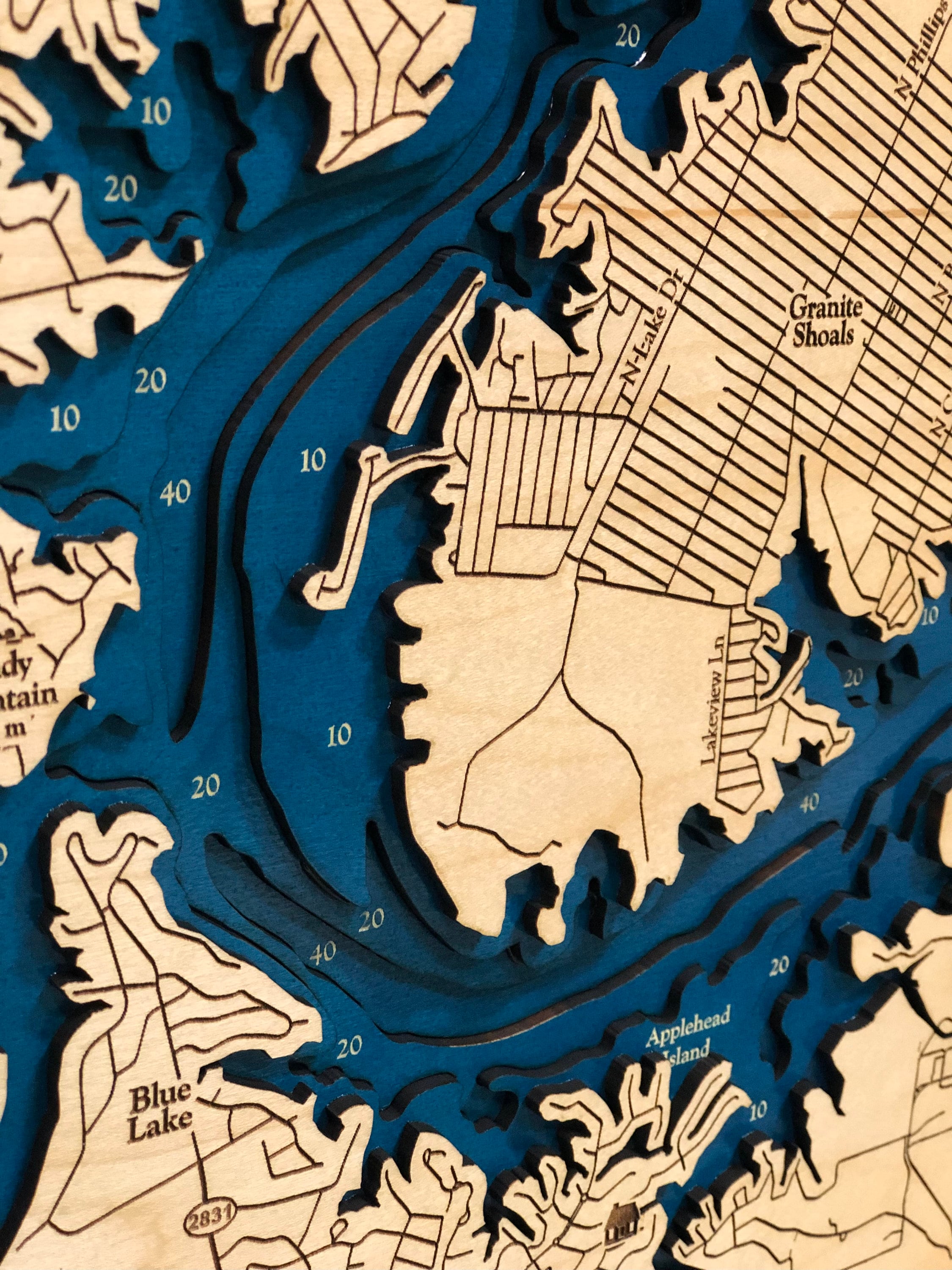 Lake Lyndon B. Johnson Map