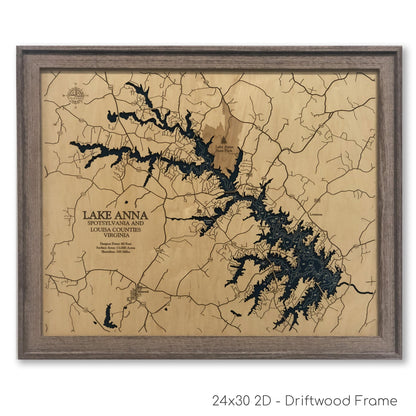 Lake Anna Map