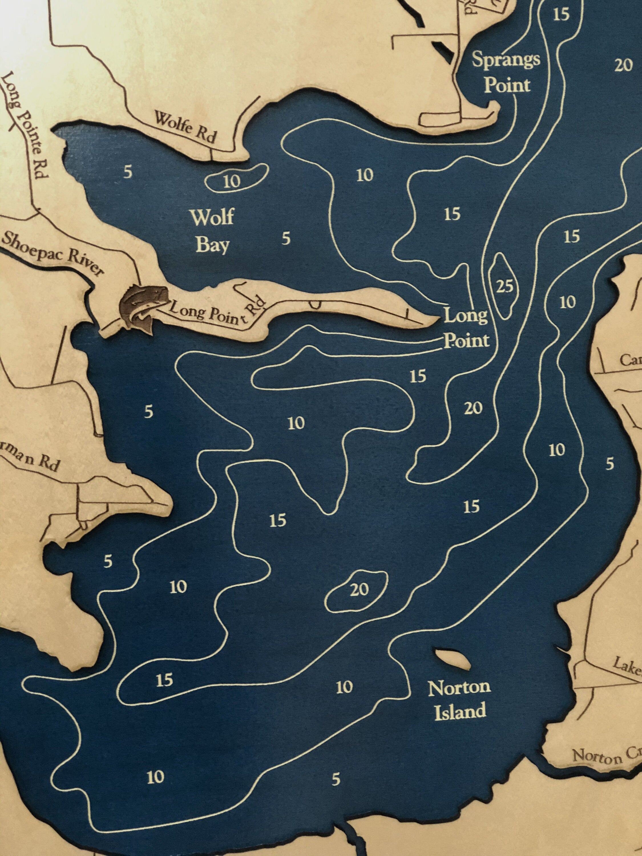 South Manistique Lake Map