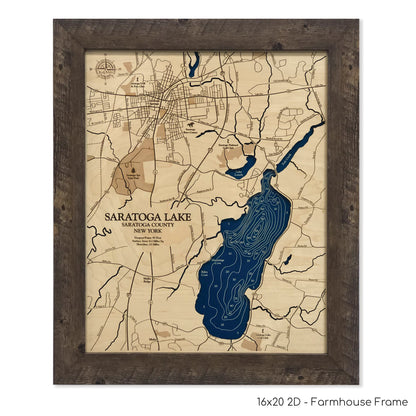 Saratoga Springs and Saratoga Lake