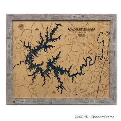 Laurel River Lake Map
