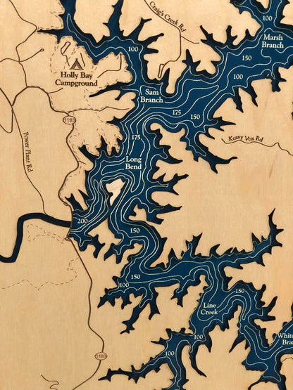 Laurel River Lake Map
