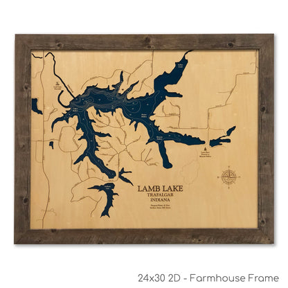 Lamb Lake Map