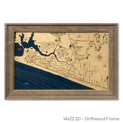 Watercolor Florida Map