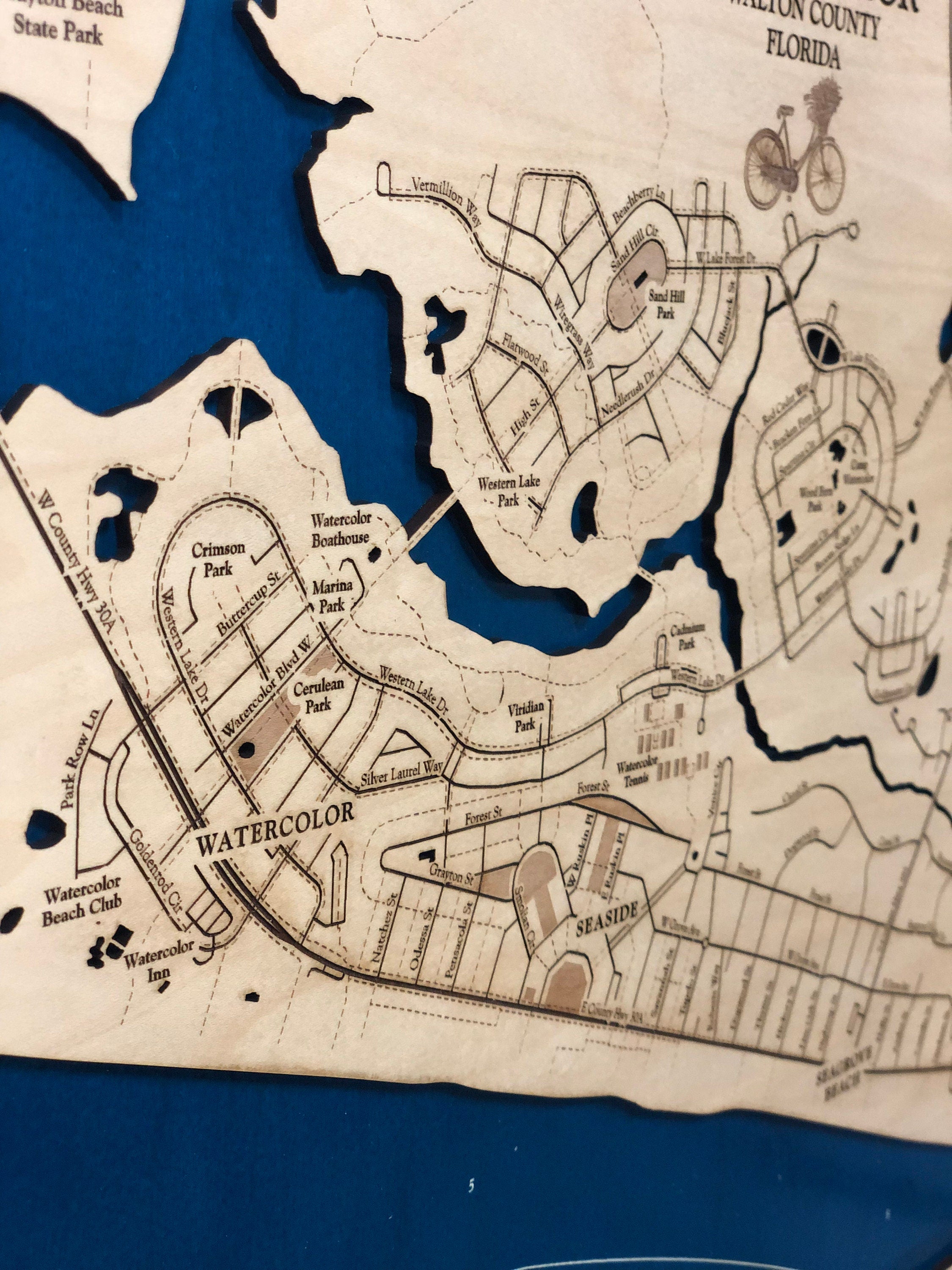 Watercolor Florida Map