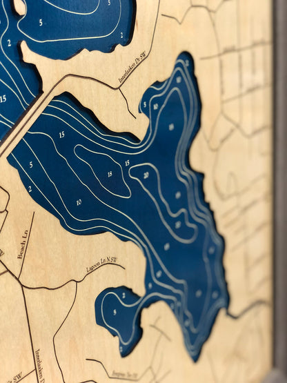 Steilacoom Lake Map