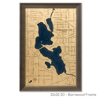 Steilacoom Lake Map
