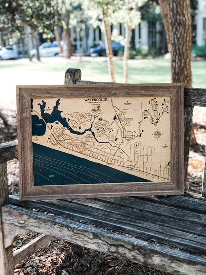 Watercolor Florida Map