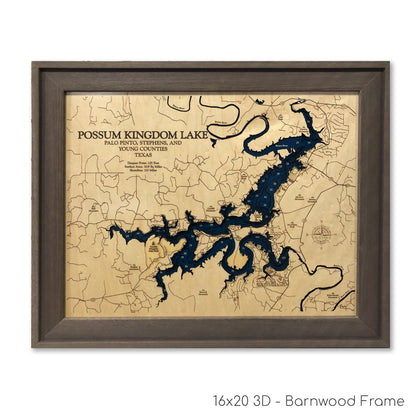 Possum Kingdom Lake Map