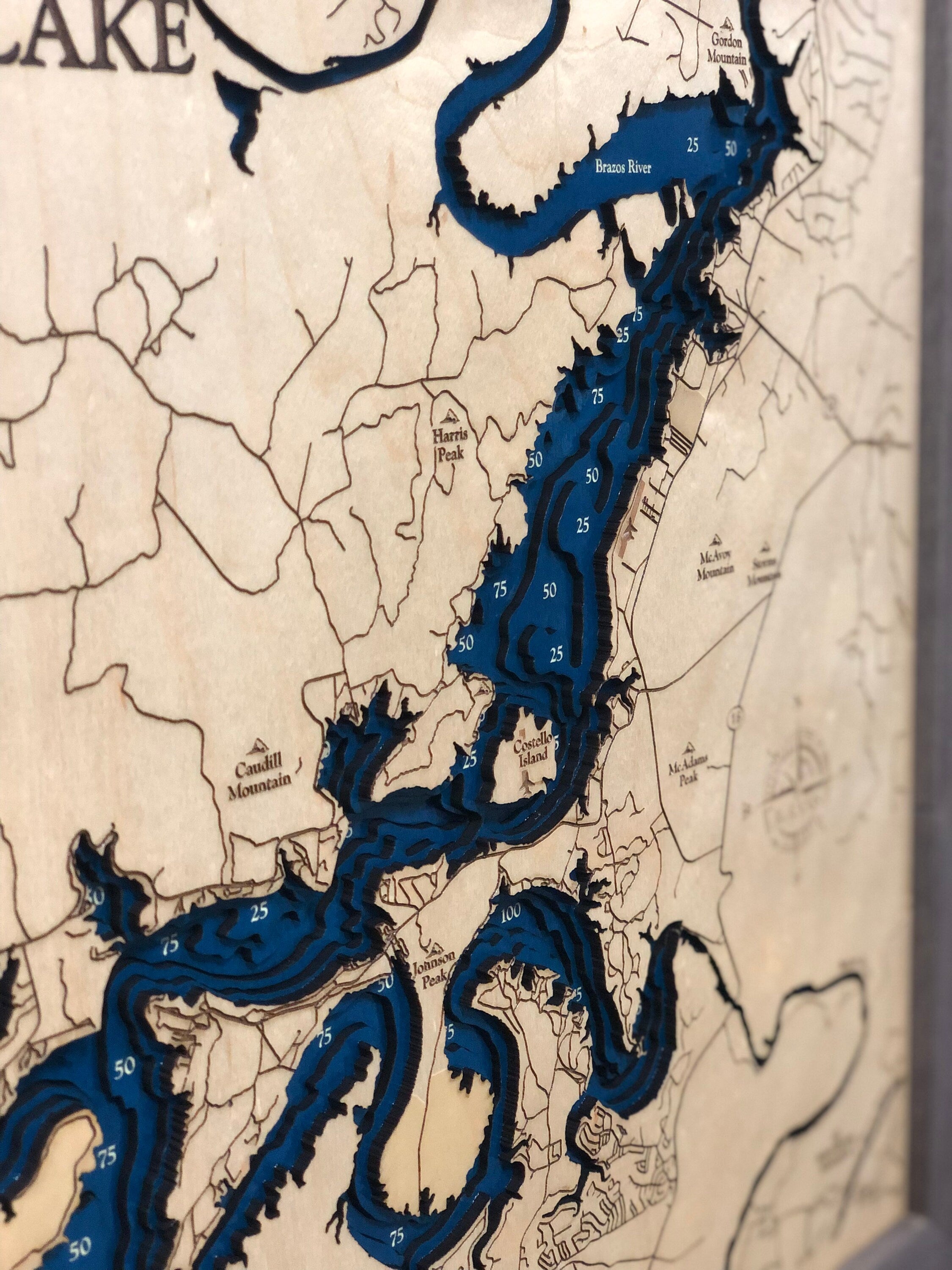 Possum Kingdom Lake Map