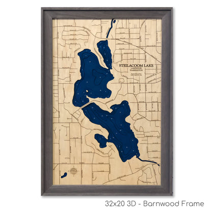 Steilacoom Lake Map