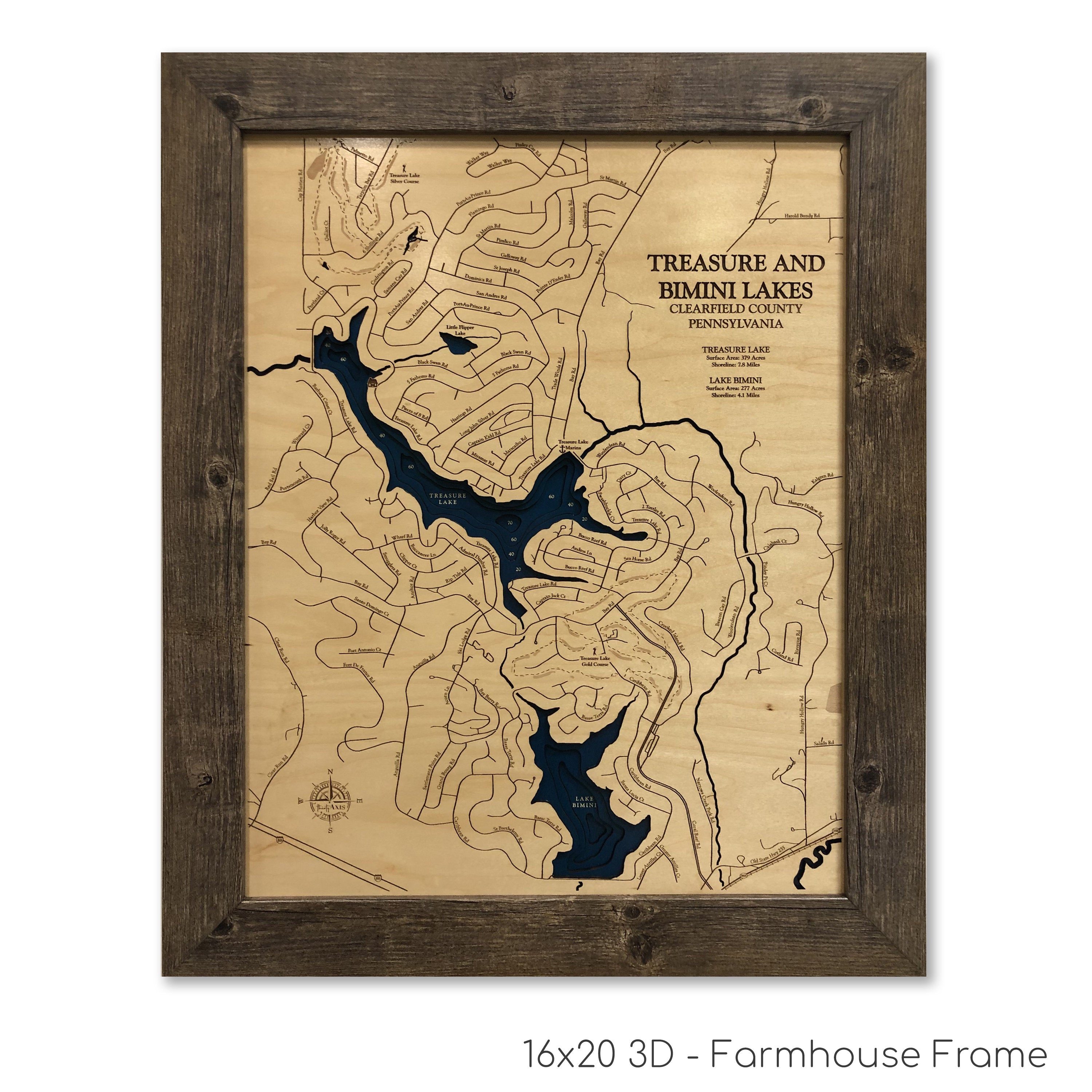 Treasure Lake Map