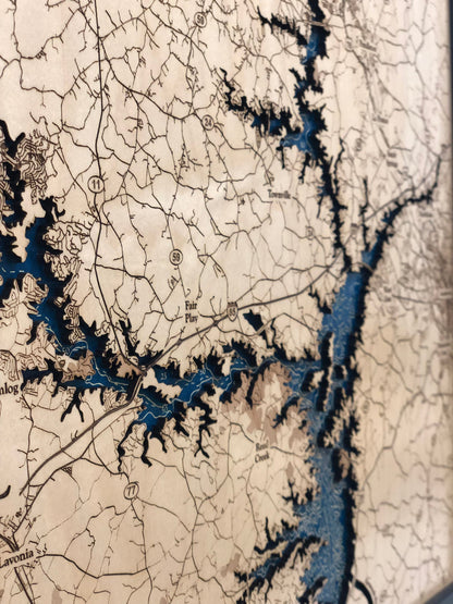 Lake Hartwell Map