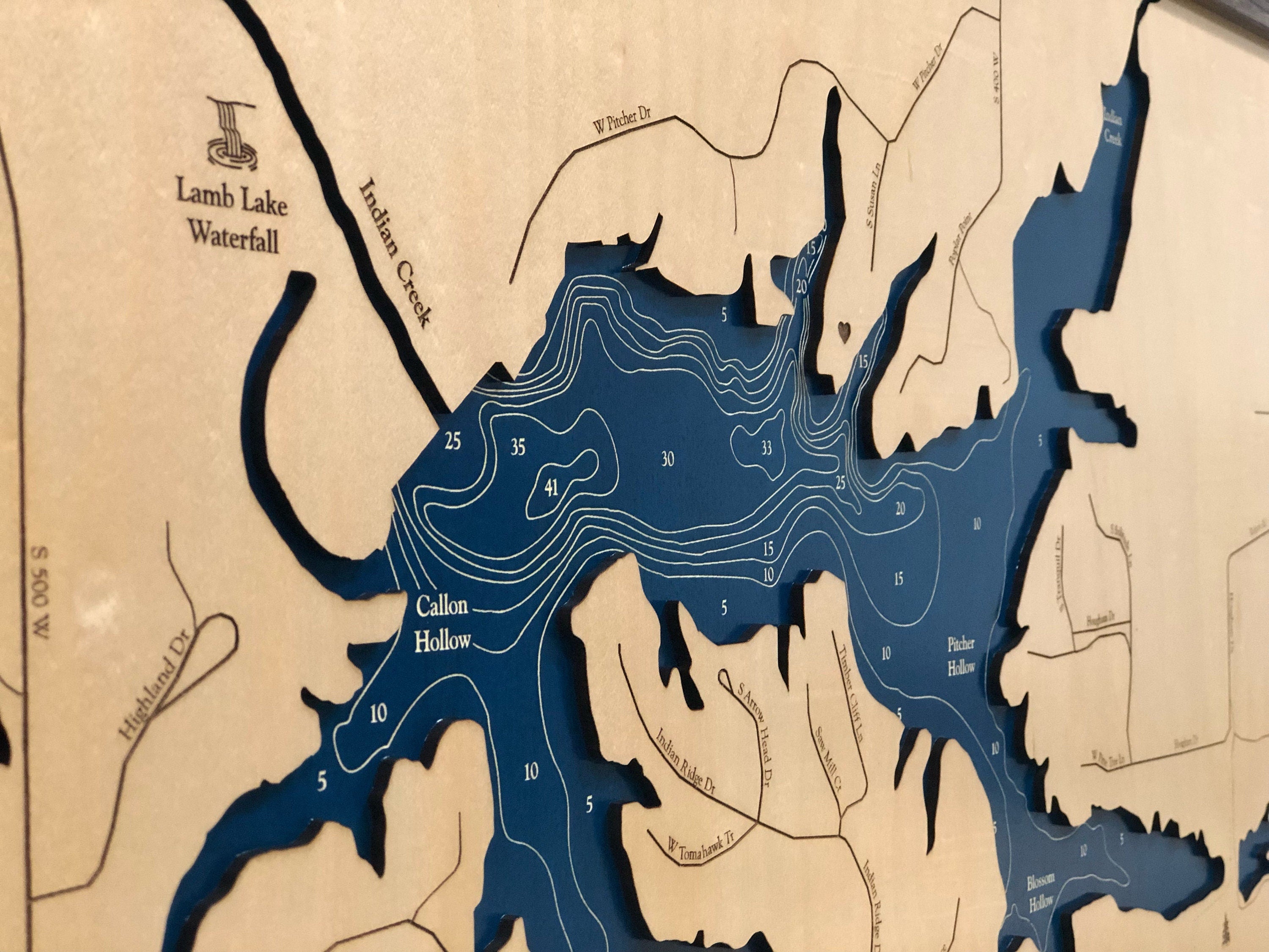 Lamb Lake Map