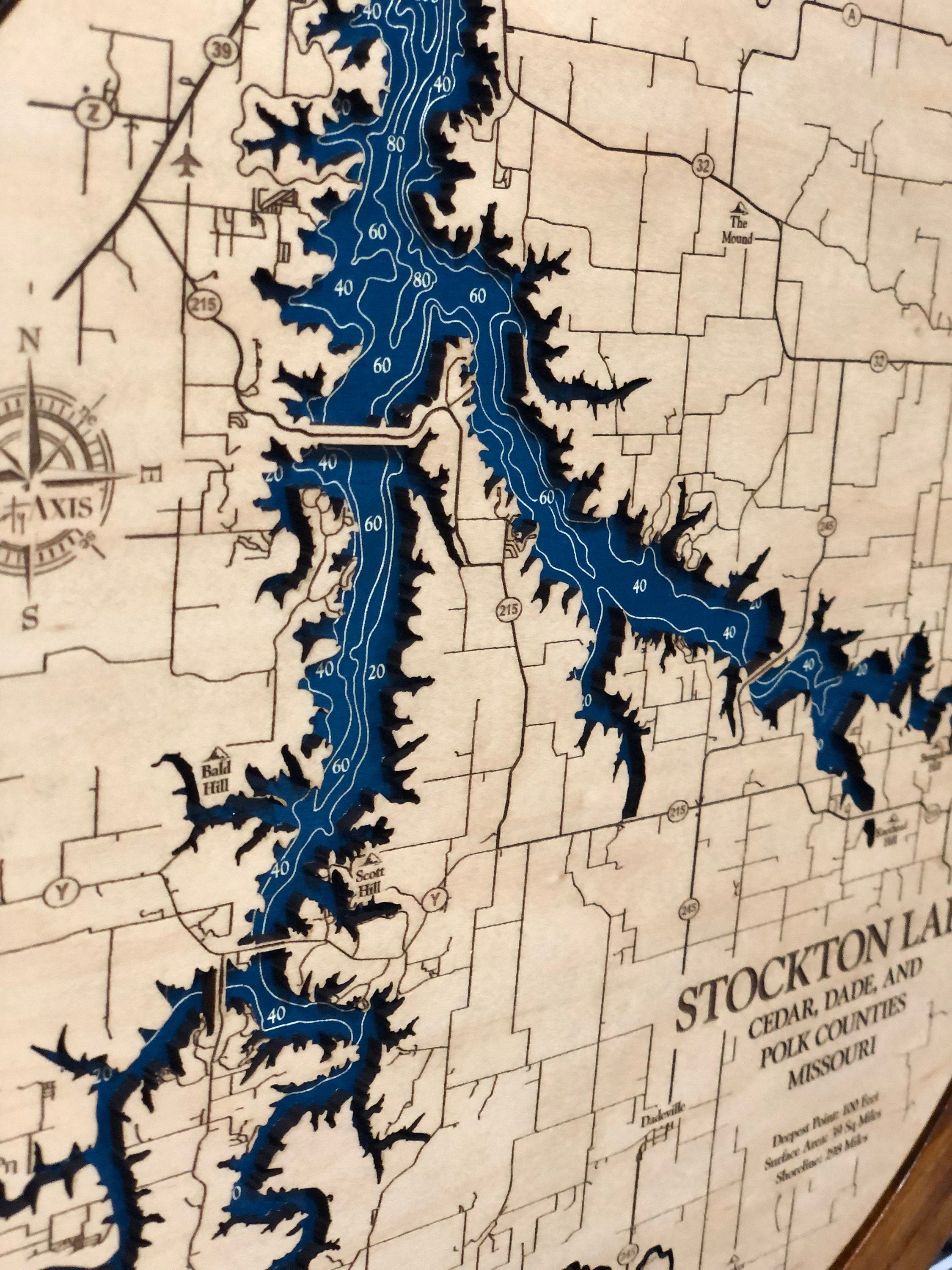 Stockton Lake Map