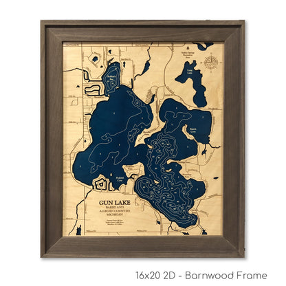 Gun Lake Map