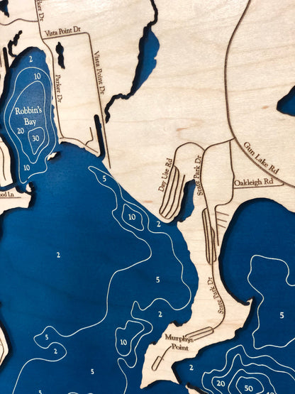 Gun Lake Map