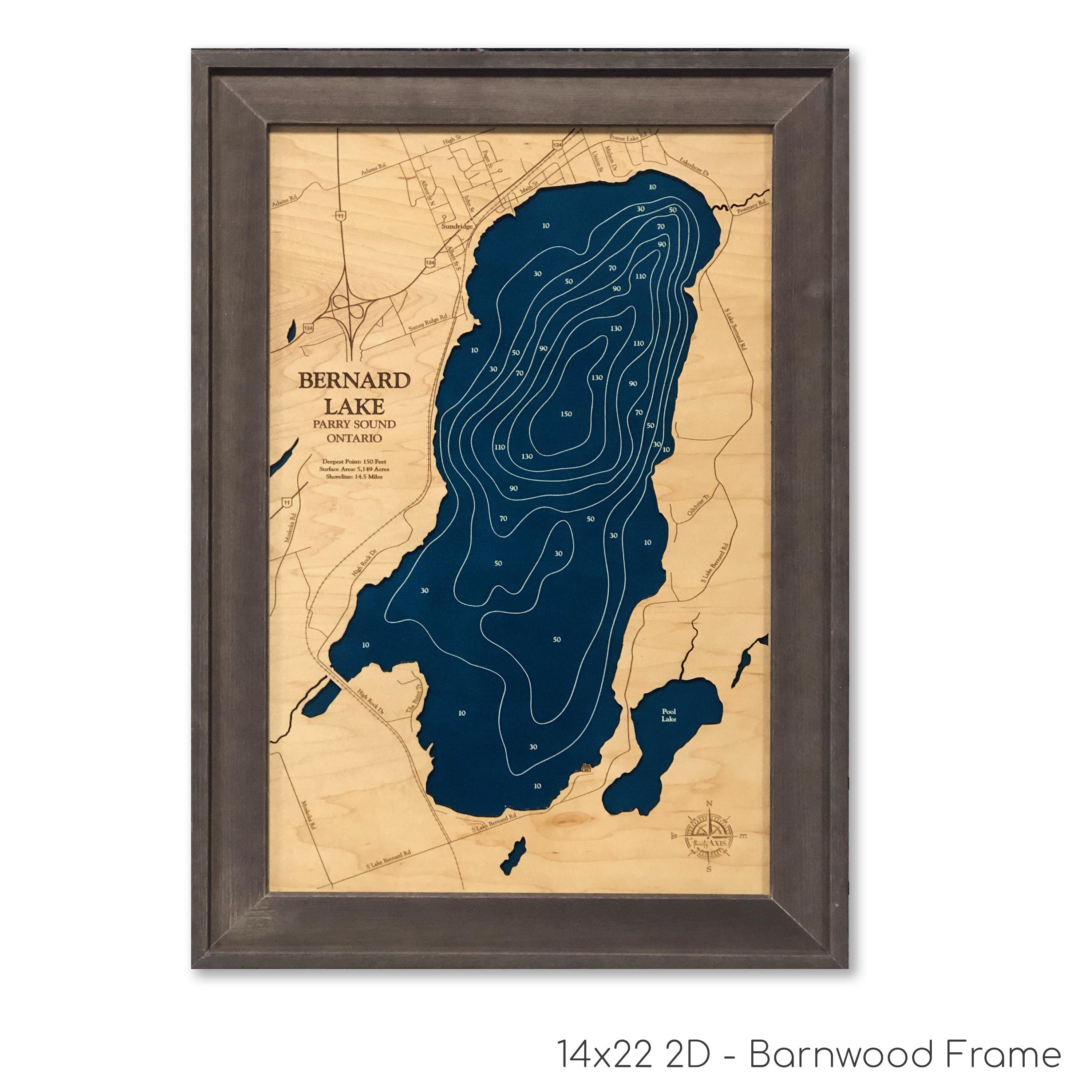 Bernard Lake Map