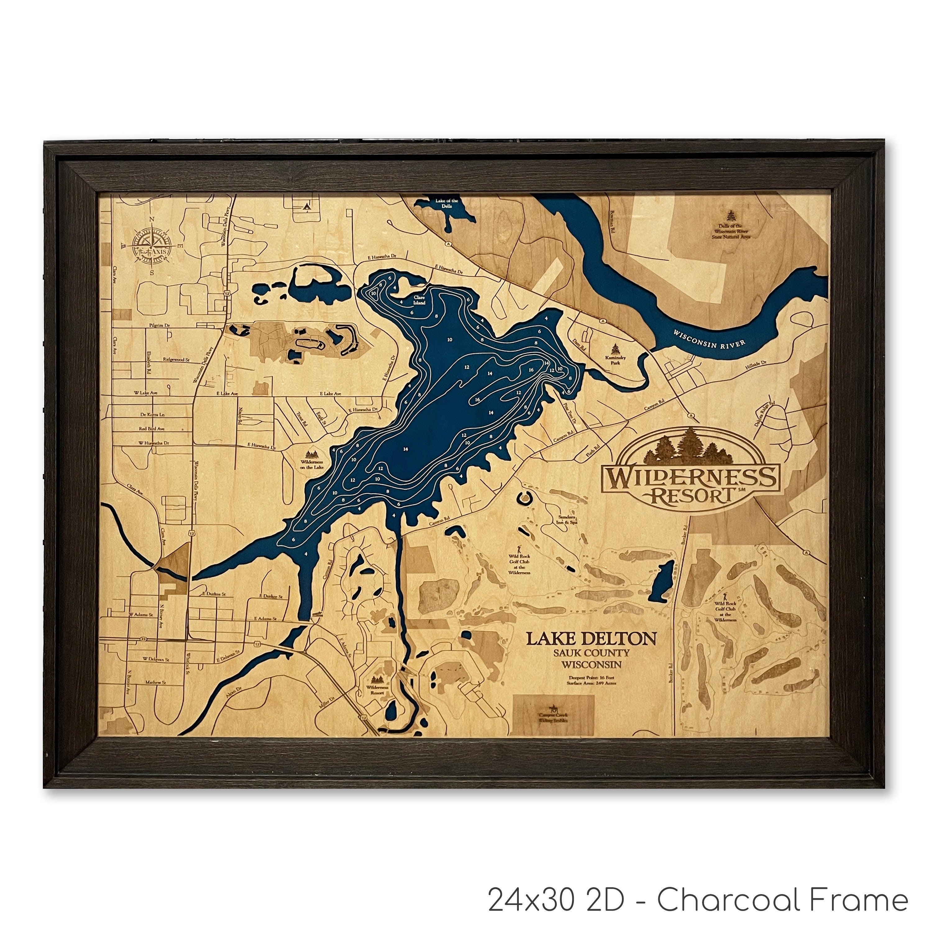 Lake Delton Map