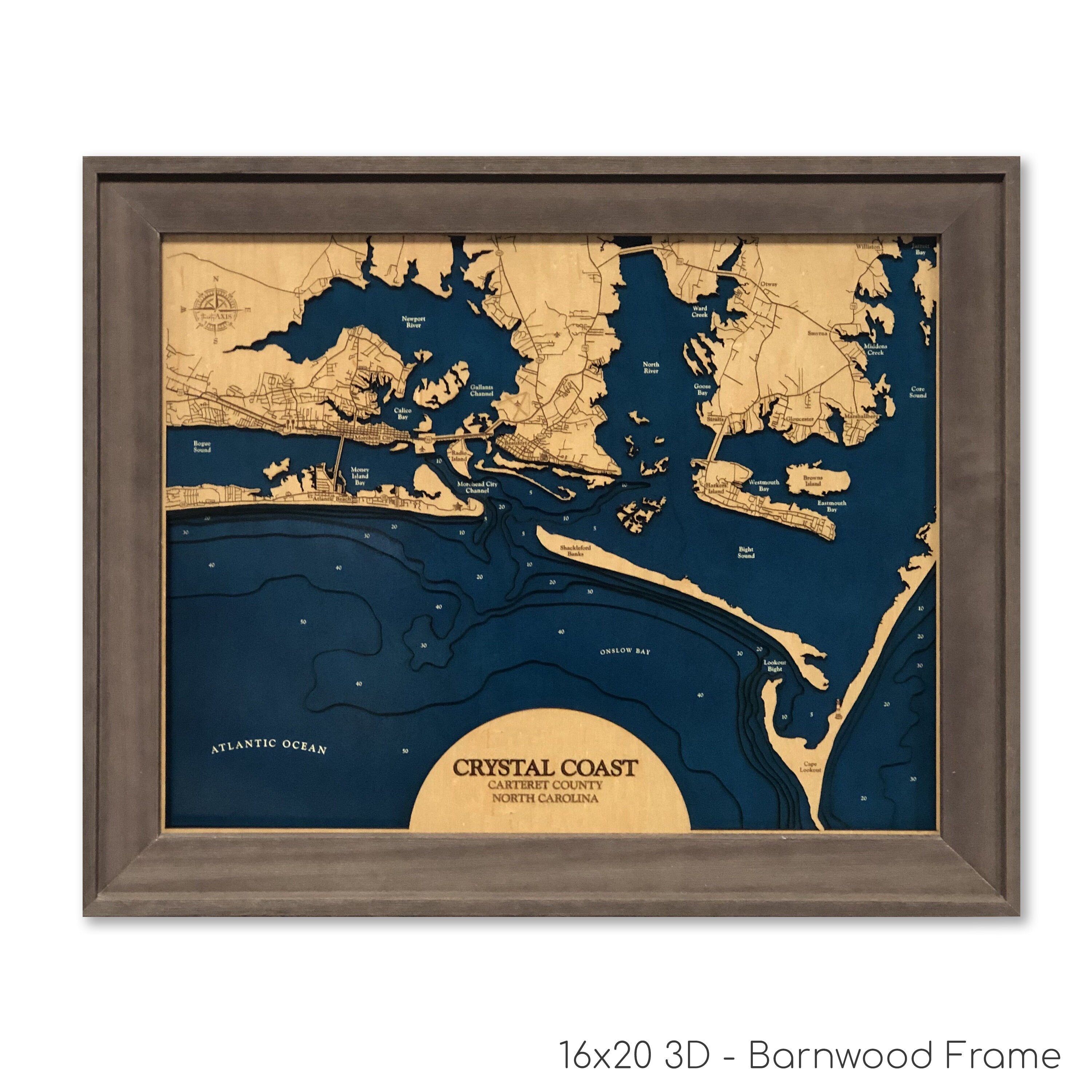 Crystal Coast Map