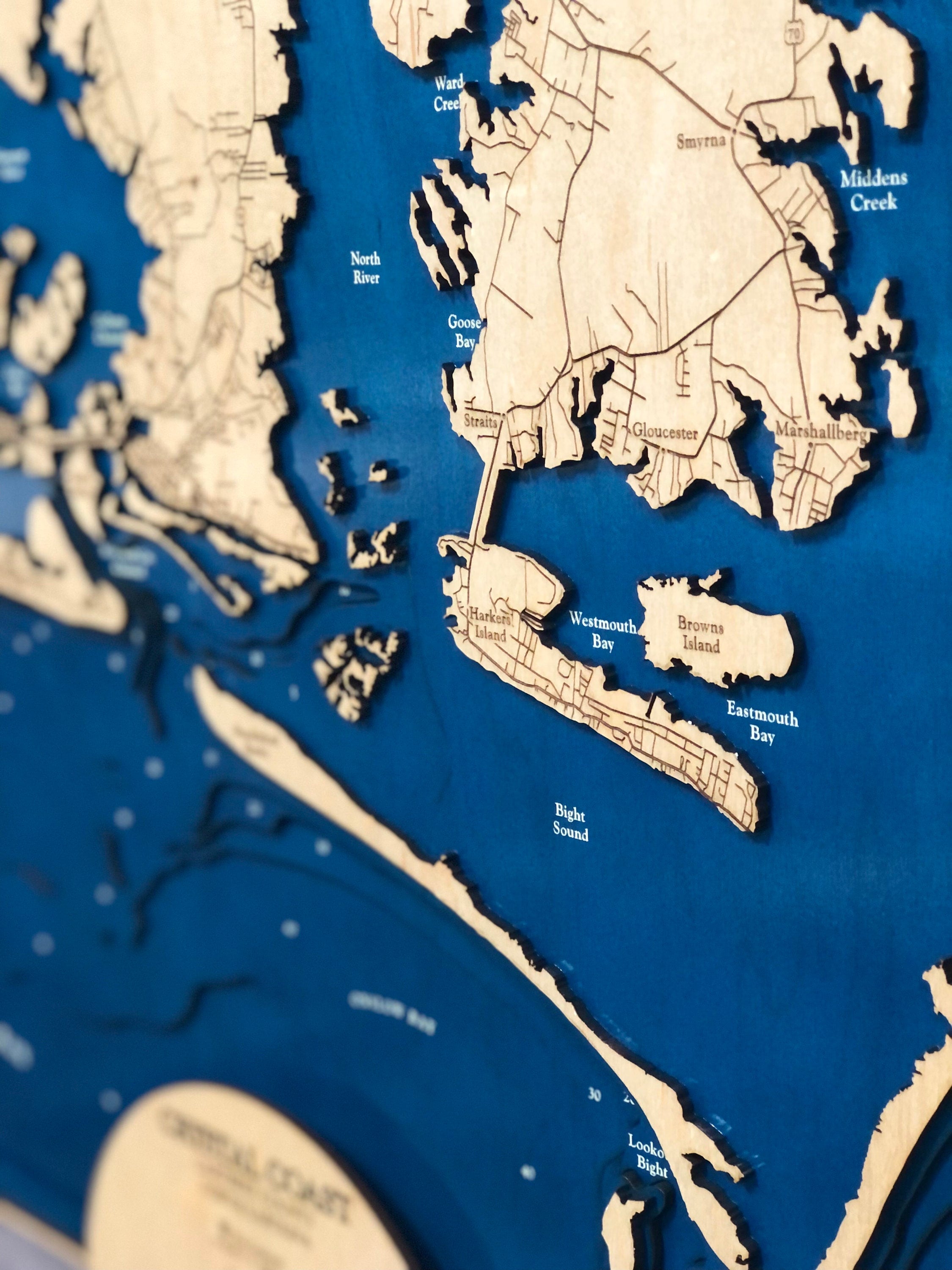 Crystal Coast Map
