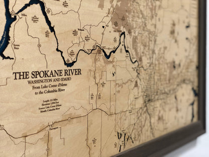 Spokane River Map