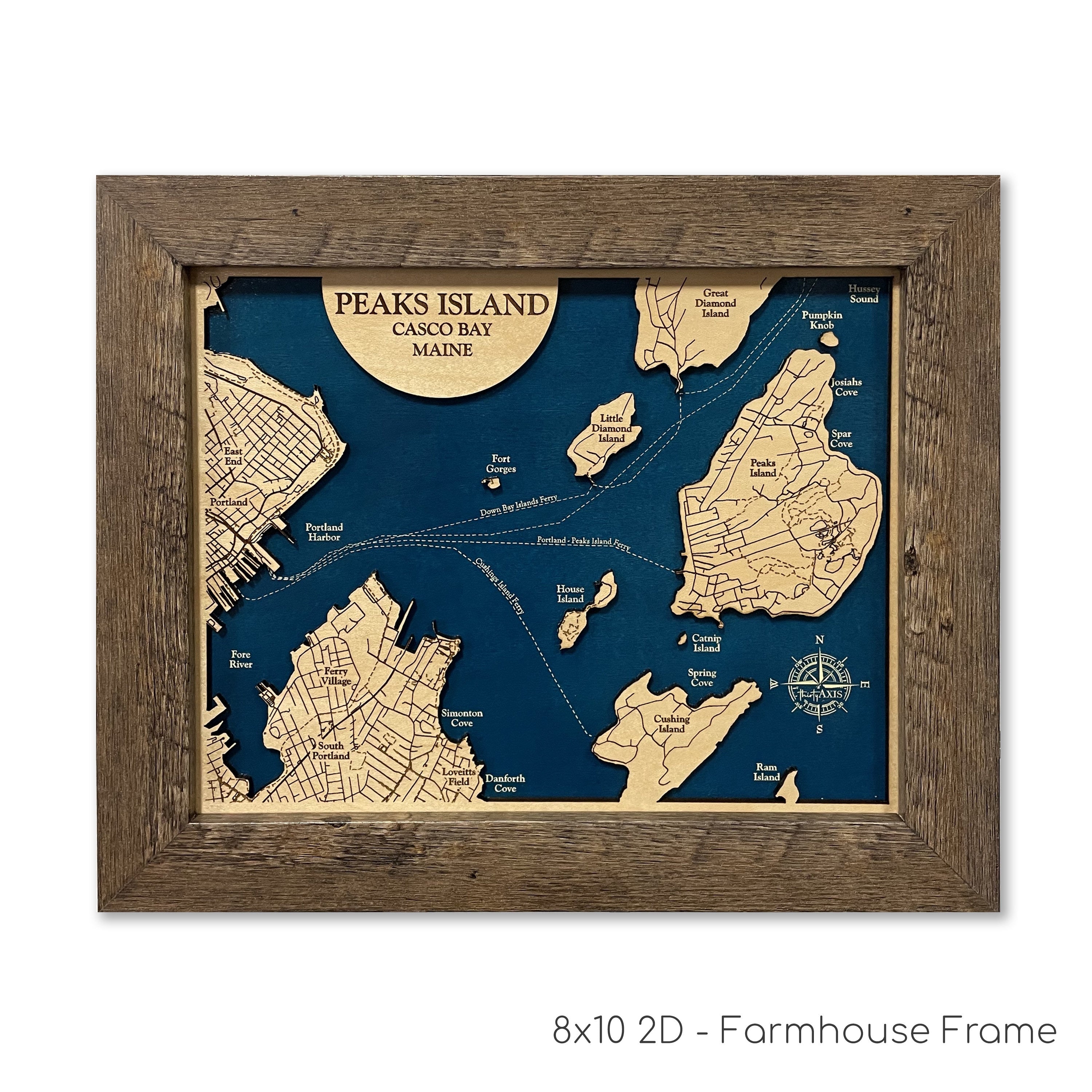 Peaks Island Map