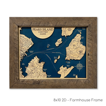 Peaks Island Map