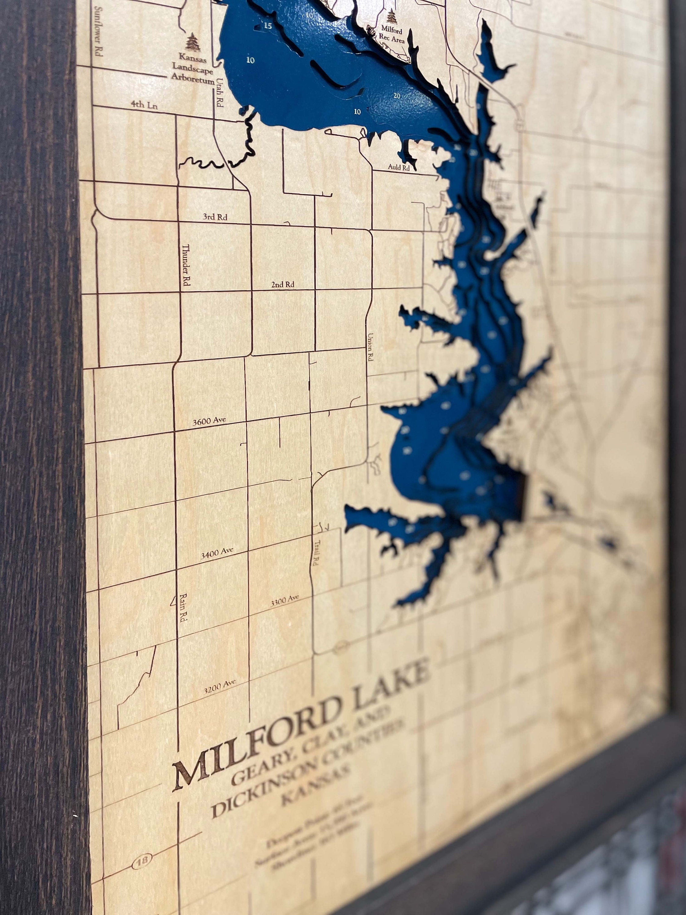 Milford Lake Map