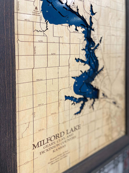 Milford Lake Map