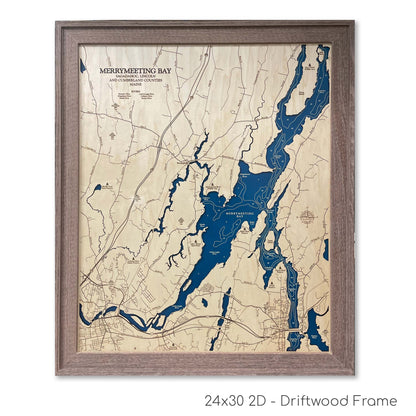 Merrymeeting Bay Map
