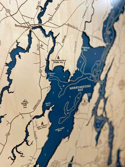 Merrymeeting Bay Map