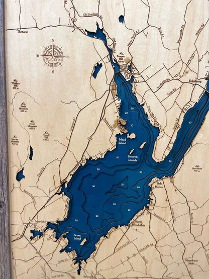 Great Sacandaga Lake Map