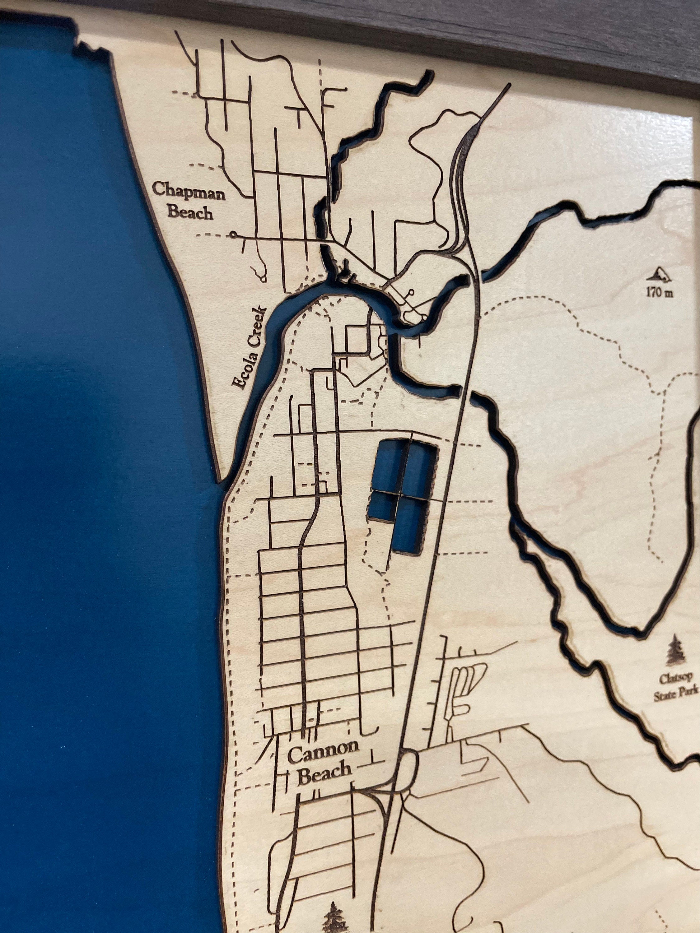 Cannon Beach Map