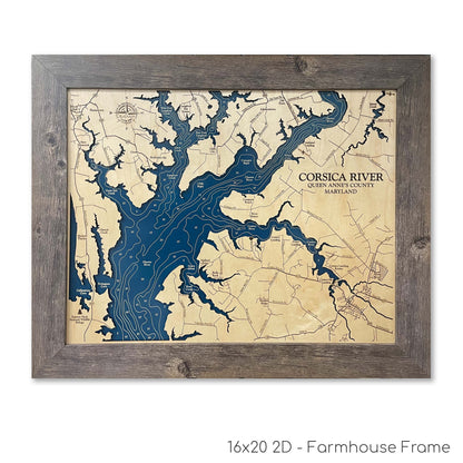 Corsica River Map