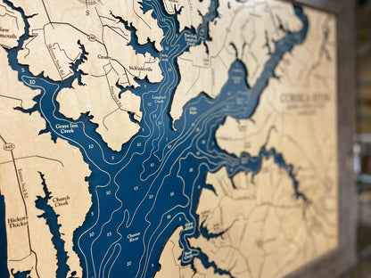 Corsica River Map