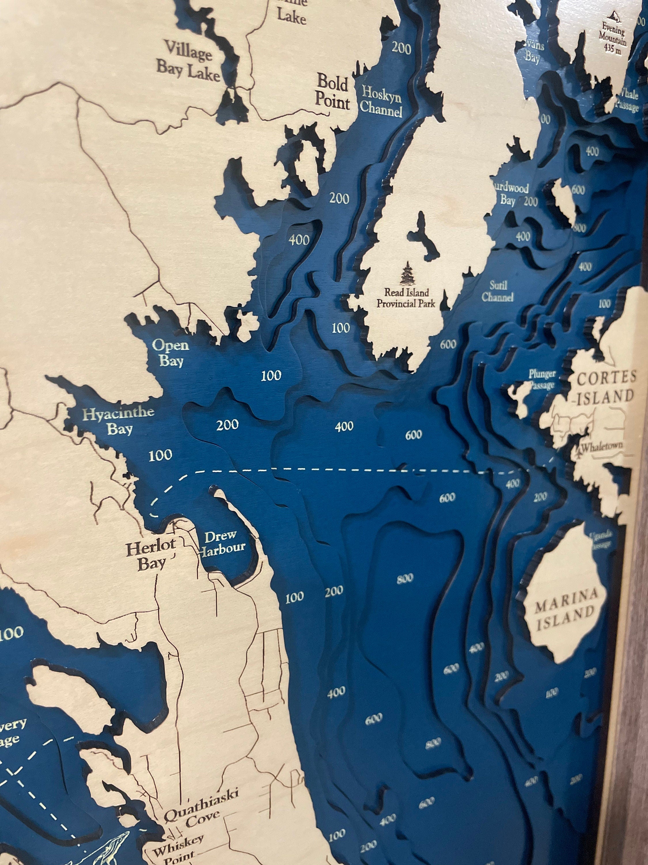 Quadra Island Map