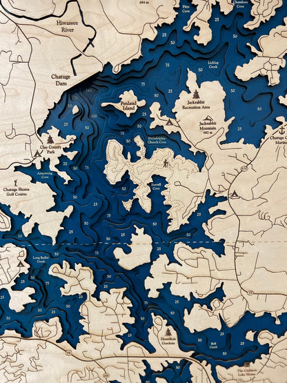 Lake Chatuge Map