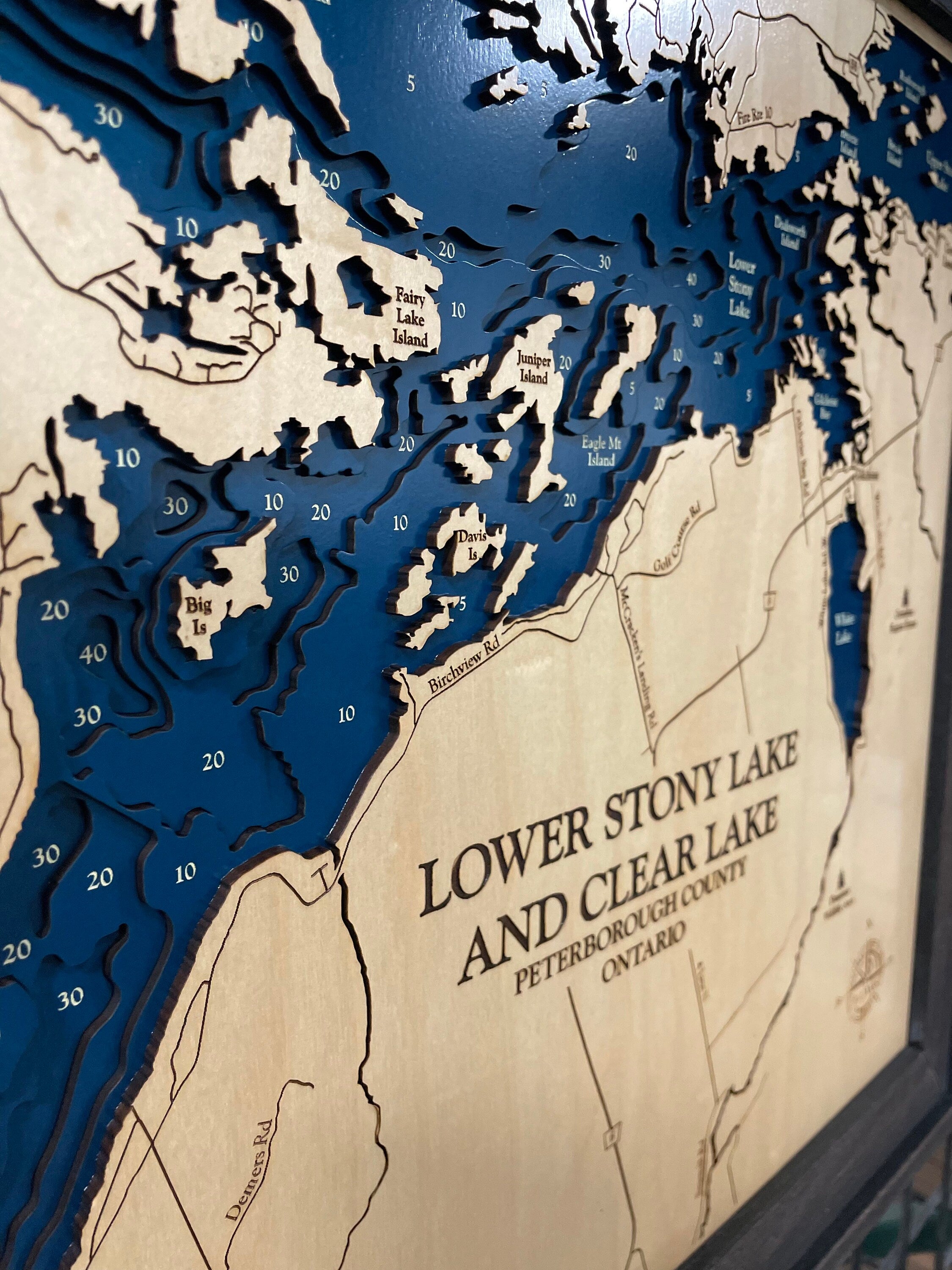 Lower Stony Lake Map